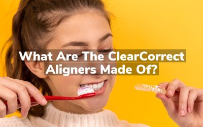 What are the ClearCorrect aligners made of?